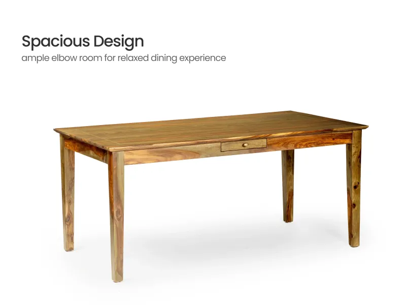 Belle Solid Wood 4 Seater Dining Table